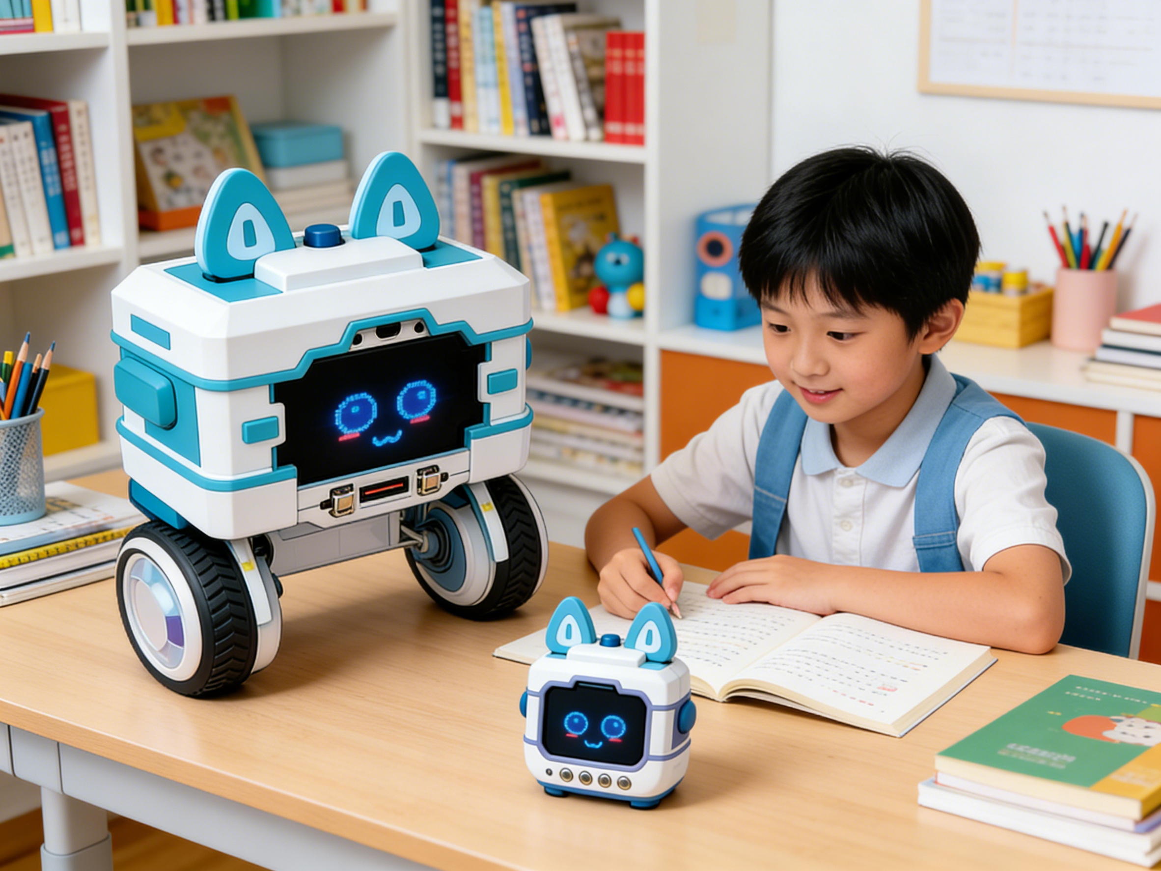 Go Study 机器人与孩子互动