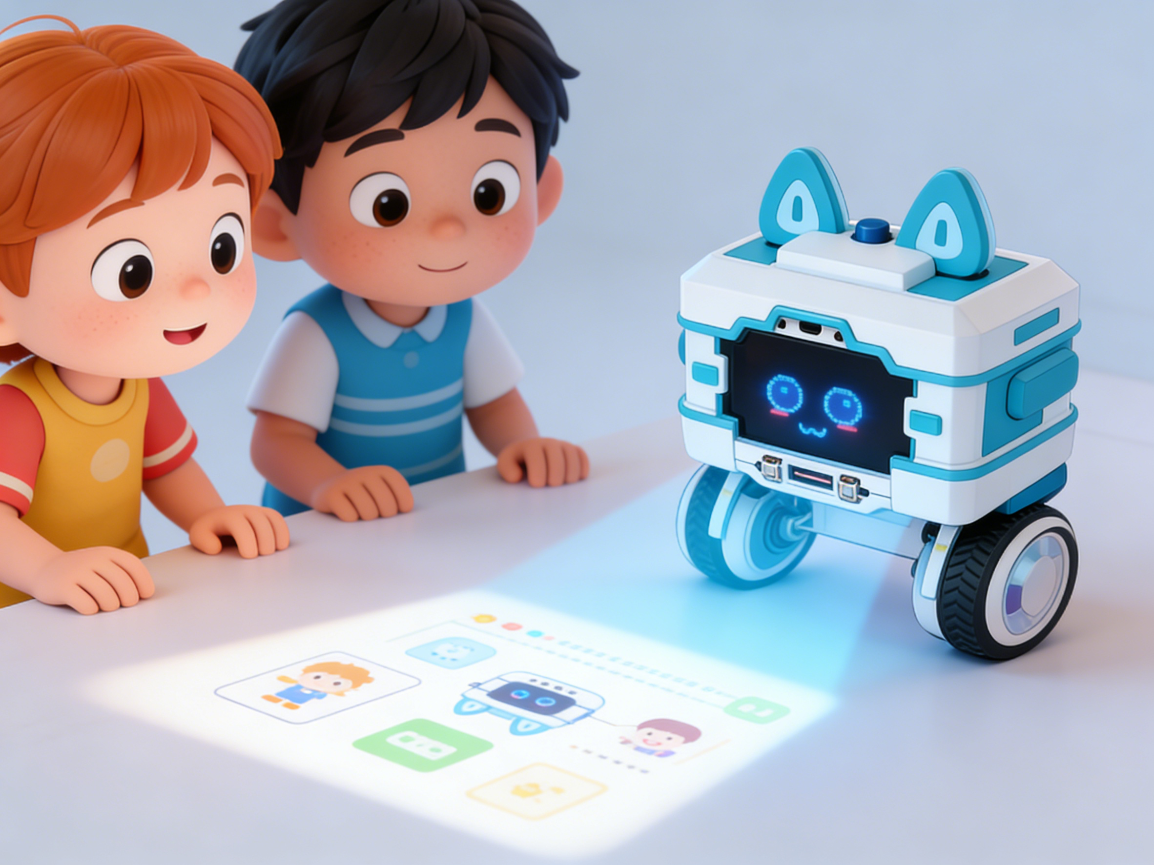 Go Study 机器人与孩子